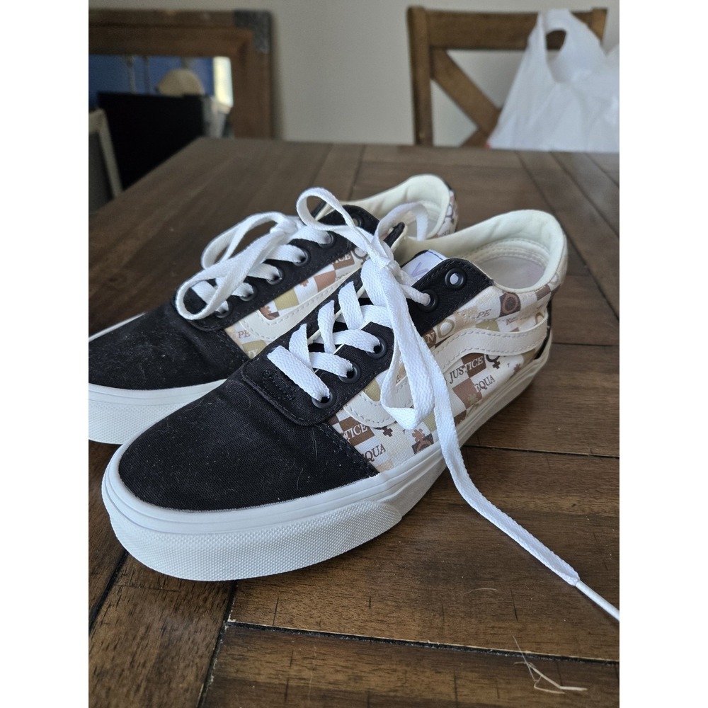 Vans Womens Sz 7 Divine Energy Equity Canvas Laceup Shoes‎ - Picture 2 of 10